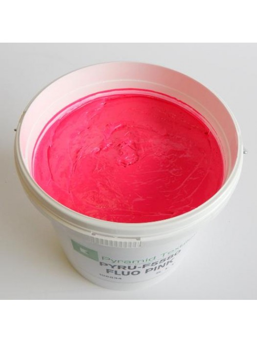 Quality Pyramid brand plastisol ink in Flour Pink